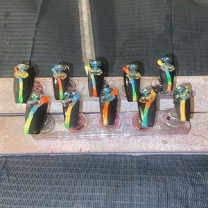 Beautiful homemade press on nails